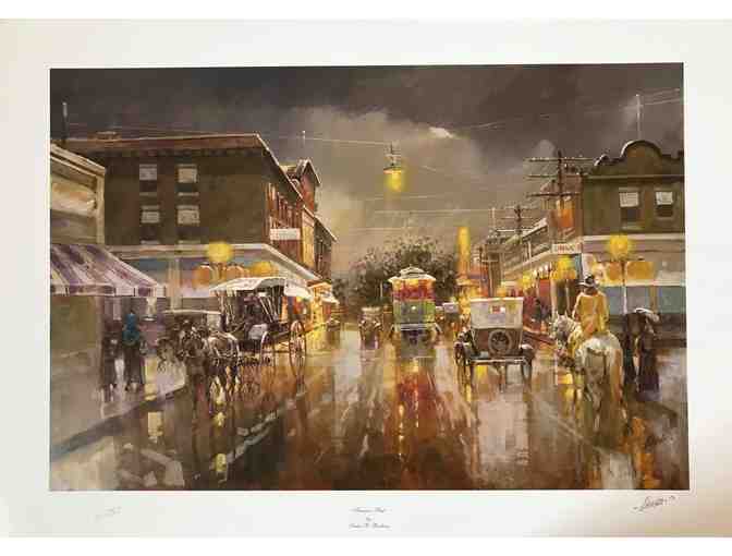 Signed LE Print of 'Tucson's Past' by Santos Barbosa
