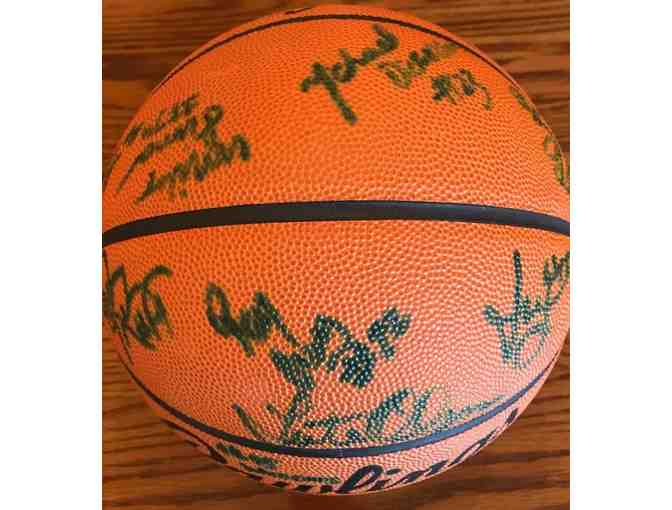 Final Four Arizona Basketball Signed by Coach Lute Olson and Players