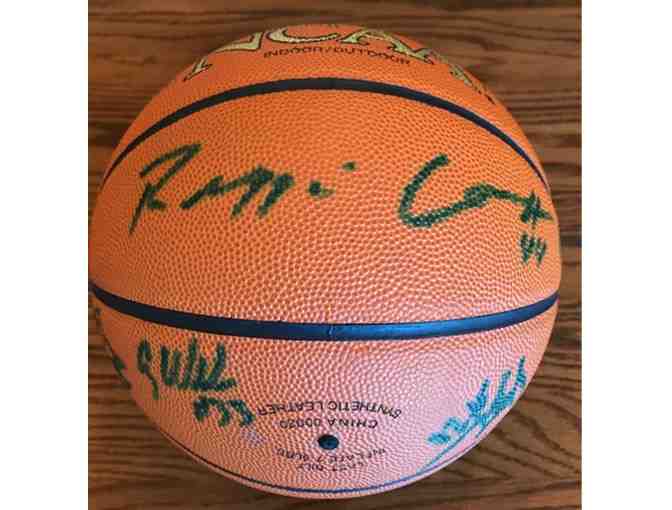 Final Four Arizona Basketball Signed by Coach Lute Olson and Players