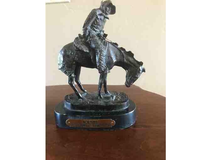 Frederic Remington Sculpture Reproduction: "Norther" - Photo 1