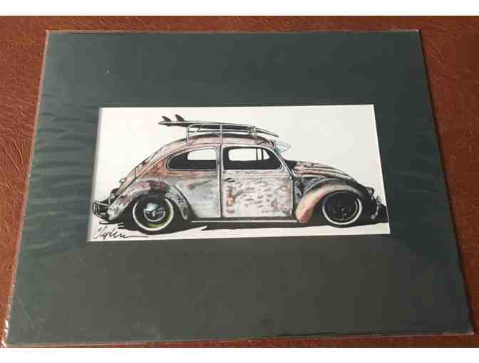 Art print: 'Surfer Bug' by Chip Travers 16 x 20