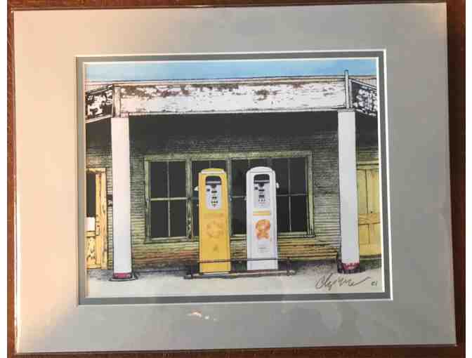Art print: 'Old Benson Gas Station' by Chip Travers 11 x 14