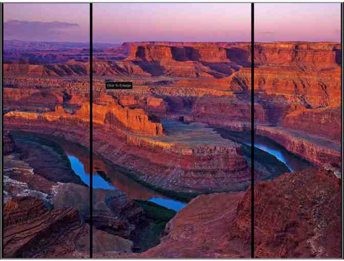 DEAD HORSE POINT : Canyonlands Utah - by Dr. Victor Beer - 80" x 60" triptych - Photo 1
