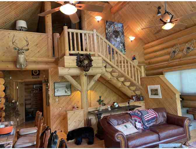 2-night stay in a 3-BR log cabin with loft on Mt. Lemmon