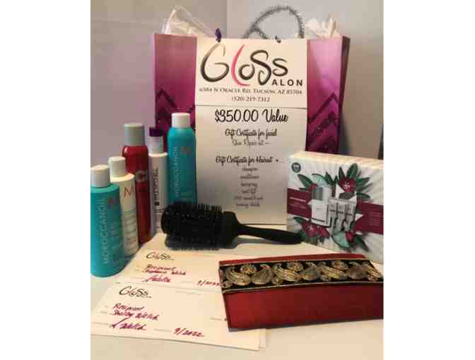 Gloss Salon: Gift certificates for Haircut and Facial plus Many Fabulous Beauty Products - Photo 1
