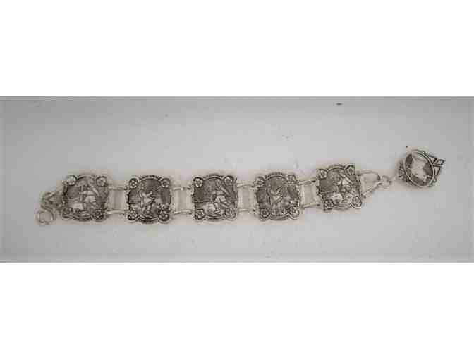 Antique eclectic Child's bracelet (CD)