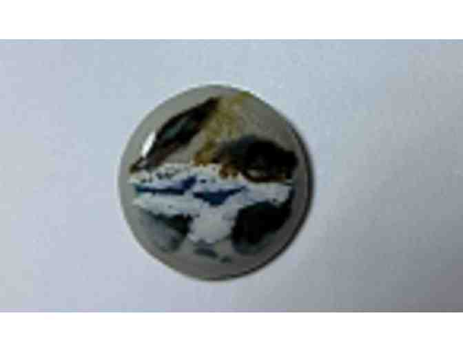 One of a kind Highland Stoneware Brooch (CD)