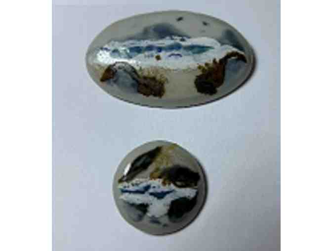 One of a kind Highland Stoneware Brooch (CD)