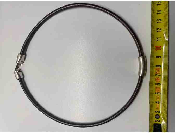 Simple Single Strand Leather necklace (JP)