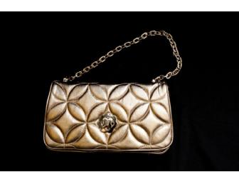 ERIC JAVITS Pewter Dance Clutch