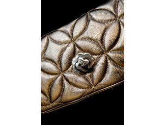 ERIC JAVITS Pewter Dance Clutch