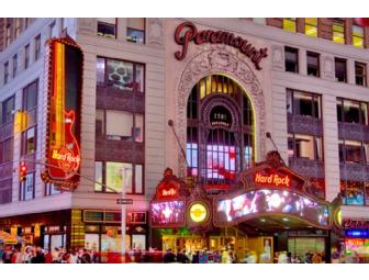 $100 Gift Card to HARD ROCK CAFE and TREASURES OF THE HARD ROCK CAFE Collector's Book