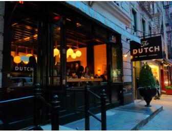 Dinner for 4 at THE DUTCH