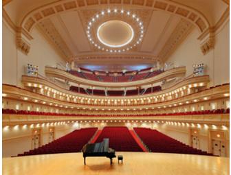 2 tickets to pianist Piotr Anderszewski at CARNEGIE HALL