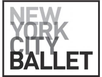 2 tickets to NEW YORK CITY BALLET at Lincoln Center