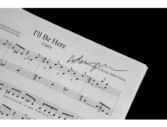 ORDINARY DAYS Package: Signed Cast Album, Window Card and Sheet Music by ADAM GWON