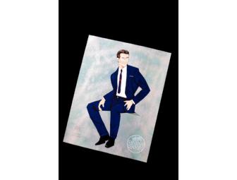 BYE BYE BIRDIE costume sketch signed by costume designer Greg Barnes