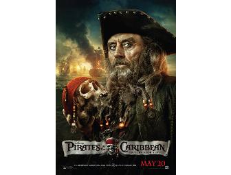 PIRATES OF THE CARIBBEAN Poster of GEOFFREY RUSH and IAN MCSHANE signed by ROB MARSHALL