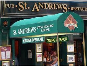 2 Prix-Fixe Dinners at ST. ANDREWS