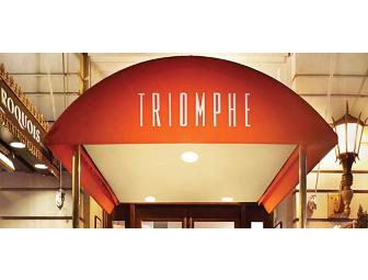 Dinner for 2 at TRIOMPHE RESTAURANT