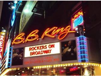 2 Tickets to a B.B. KING'S BLUES CLUB Show of Your Choice