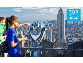4 Tickets to Top of the Rock Observation Deck at Rockefeller Center