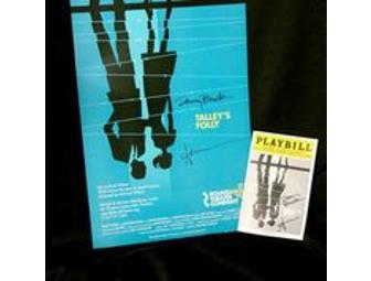 TALLEY'S FOLLY Signed Poster and Playbill