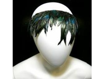 One-of-a-Kind Feather Headpiece created by Ashley Lloyd