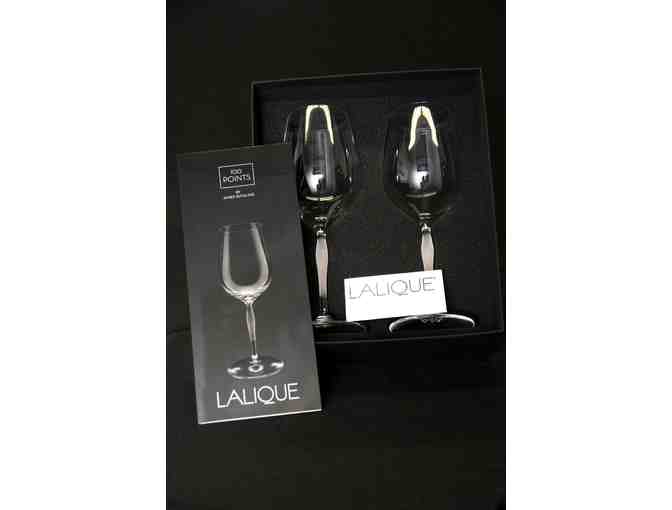 2 LALIQUE 100 Points Tasting Glasses by James Suckling