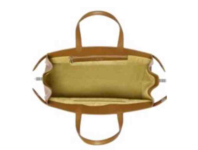 ASPREY Cinnamon Leather Tote Bag