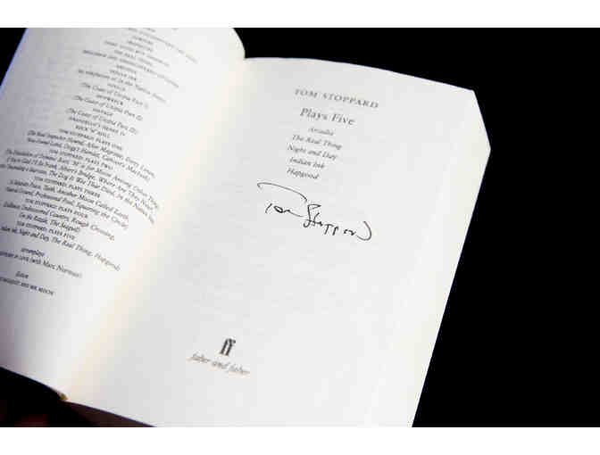 Tom Stoppard Play Anthology Signed by SIR TOM STOPPARD