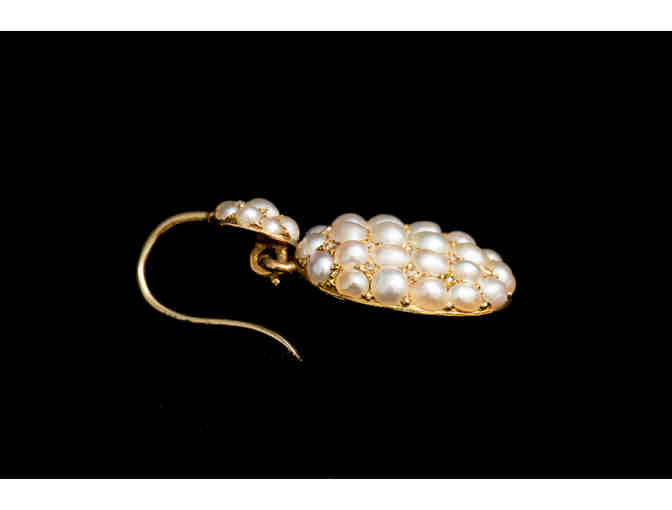Vintage Seed Pearl Drop Earrings