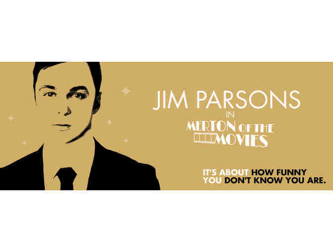 MERTON OF THE MOVIES Benefit Reading Signed Poster featuring JIM PARSONS