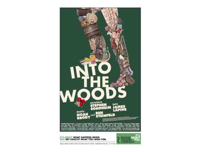 INTO THE WOODS Signed Poster and Playbill