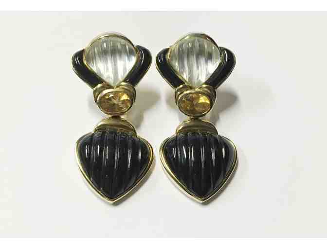 Kai-Yin Lo Black Onyx Drop Earrings