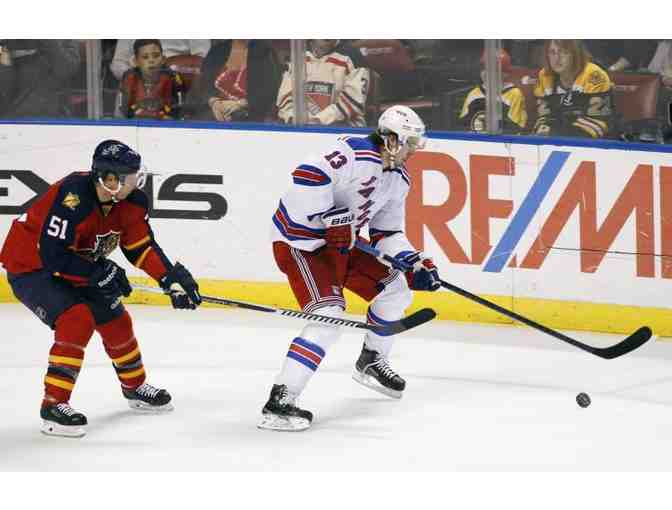 2 Club Seats for the NY RANGERS vs. FLORIDA PANTHERS on March 17, 2017