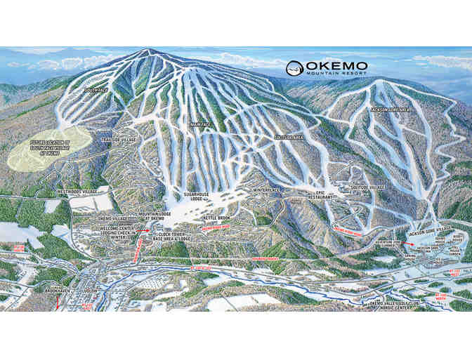 2 1-Day Adult Lift Passes at OKEMO MOUNTAIN RESORT