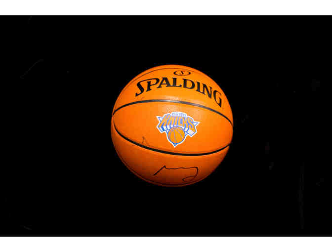 New York Knicks- Willy Hernangomez Autographed Basketball
