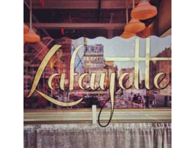 Dinner for 4 with SARAH PAULSON at LAFAYETTE