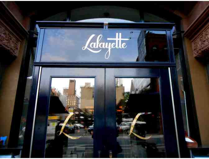 Dinner for 4 with SARAH PAULSON at LAFAYETTE