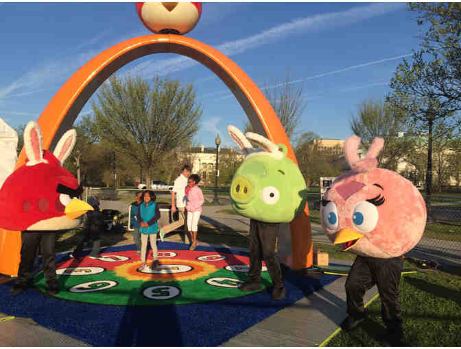 Interactive Angry Birds Game Structure Used in White House Easter Egg Roll