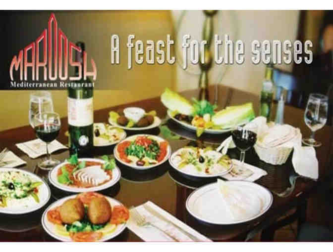 Maroosh Mediterranean Restaurant - A $50 Gift Certificate