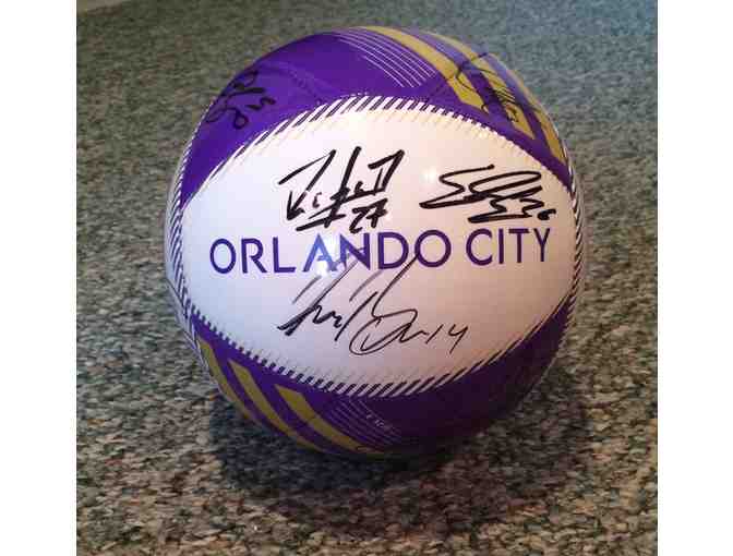 Orlando City Soccer Club - A Team Autographed Soccer Ball and Goodies