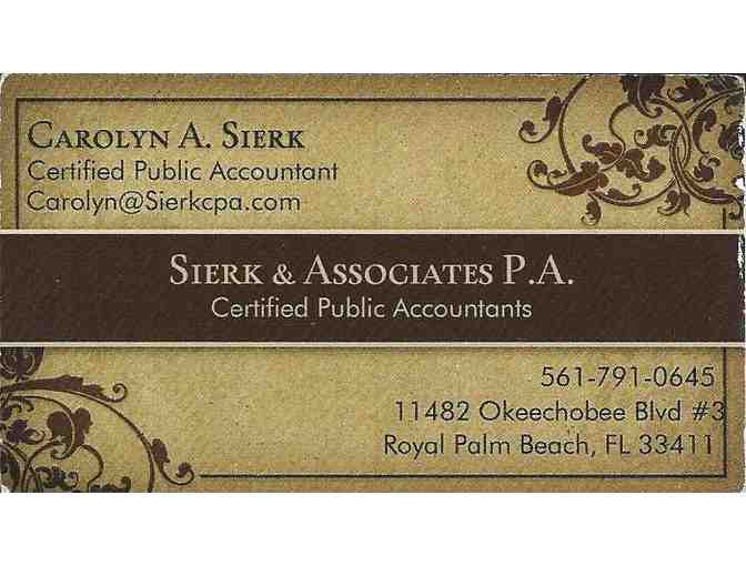Sierk & Associates CPA - A Gift Certificate Good for One Tax Return