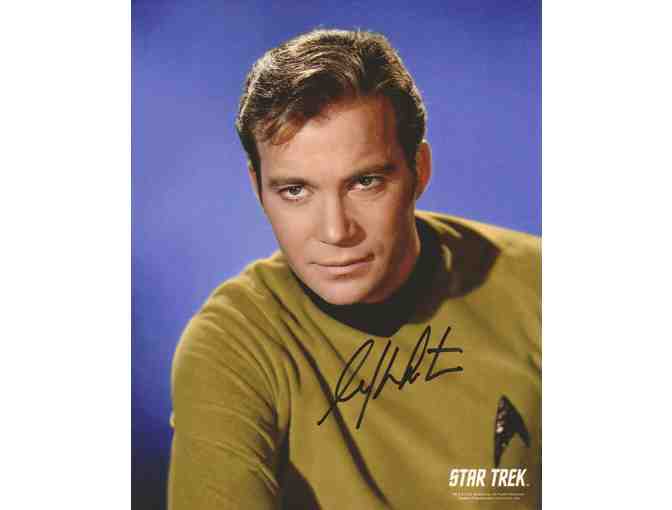 William Shatner Autographed Package - Biography & 2 Photos