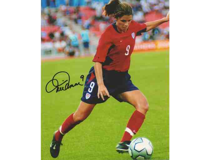 Mia Hamm: Autographed Soccer Ball & Photo