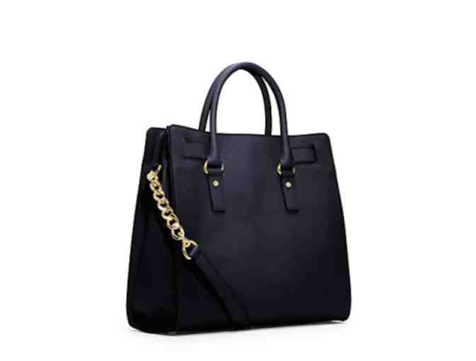 Michael Kors Hamilton Large Saffiano Leather Tote in Navy