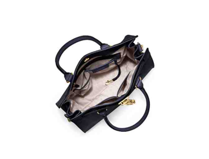 Michael Kors Hamilton Large Saffiano Leather Tote in Navy