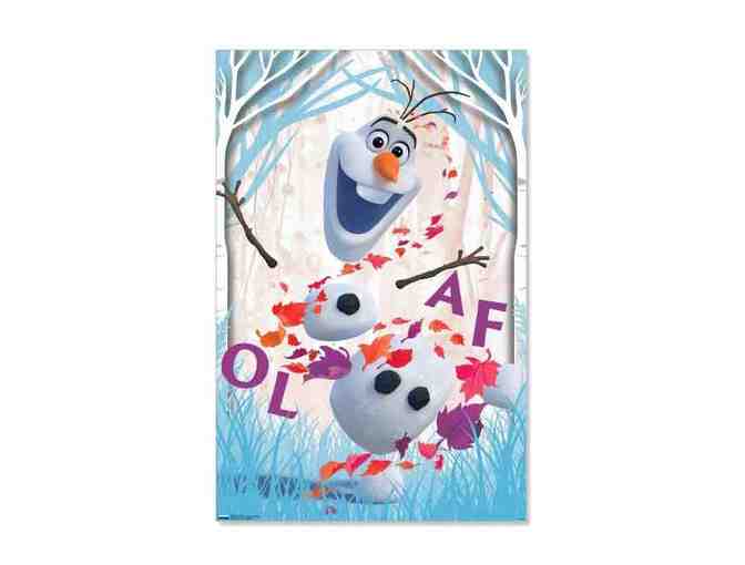 Frozen II - Olaf Poster -Signed By Director Chris Buck - Photo 1