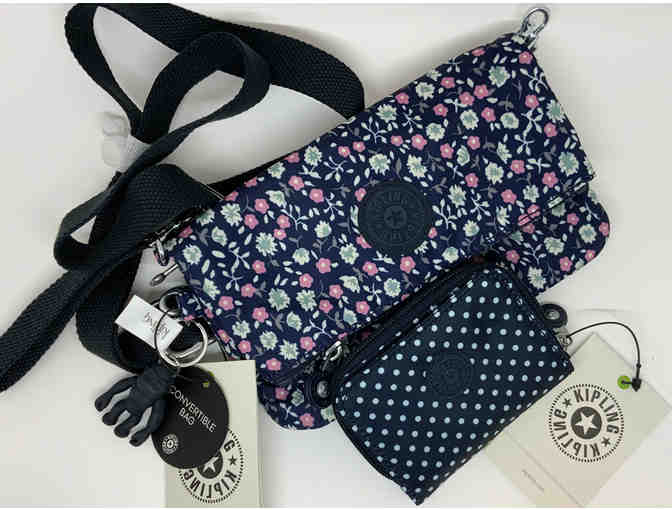 Floral Kipling Bag and Wallet - Photo 1